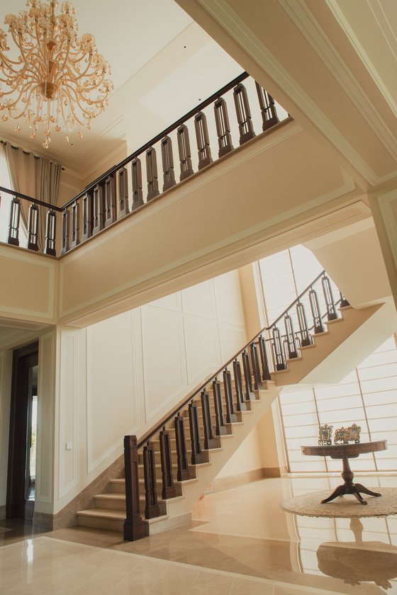 Staircase after painting